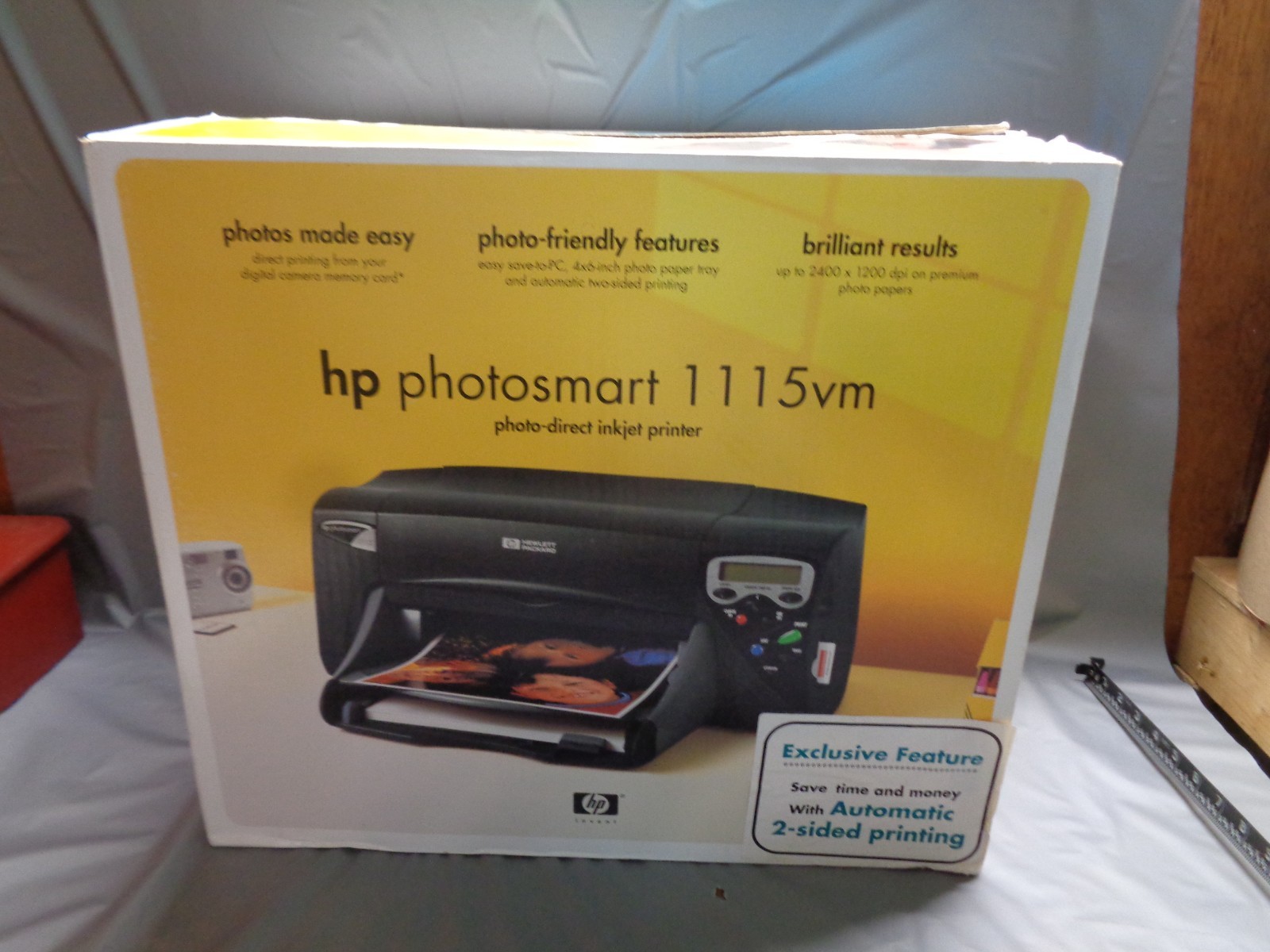 HP Photosmart 1115vm InkJet Printer Model# C8639A Serial# MX1801Z039