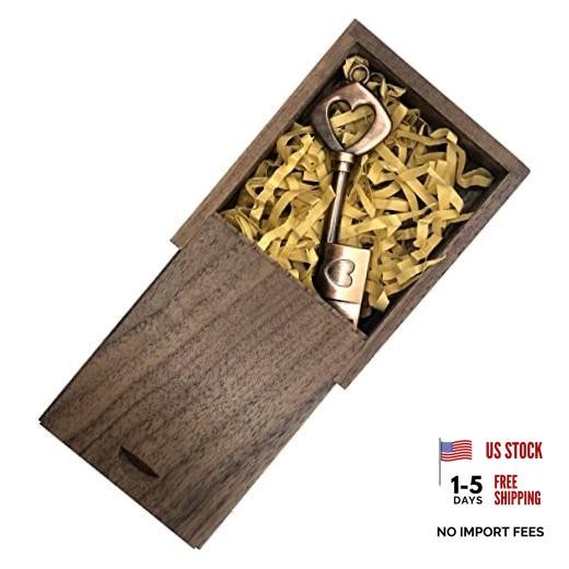 64GB USB 3.0 Wedding USB Flash Drive with Wooden gift Box, High Speed Up to