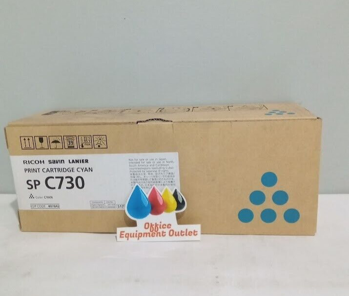 Ricoh 407842 Cyan Toner Cartridge