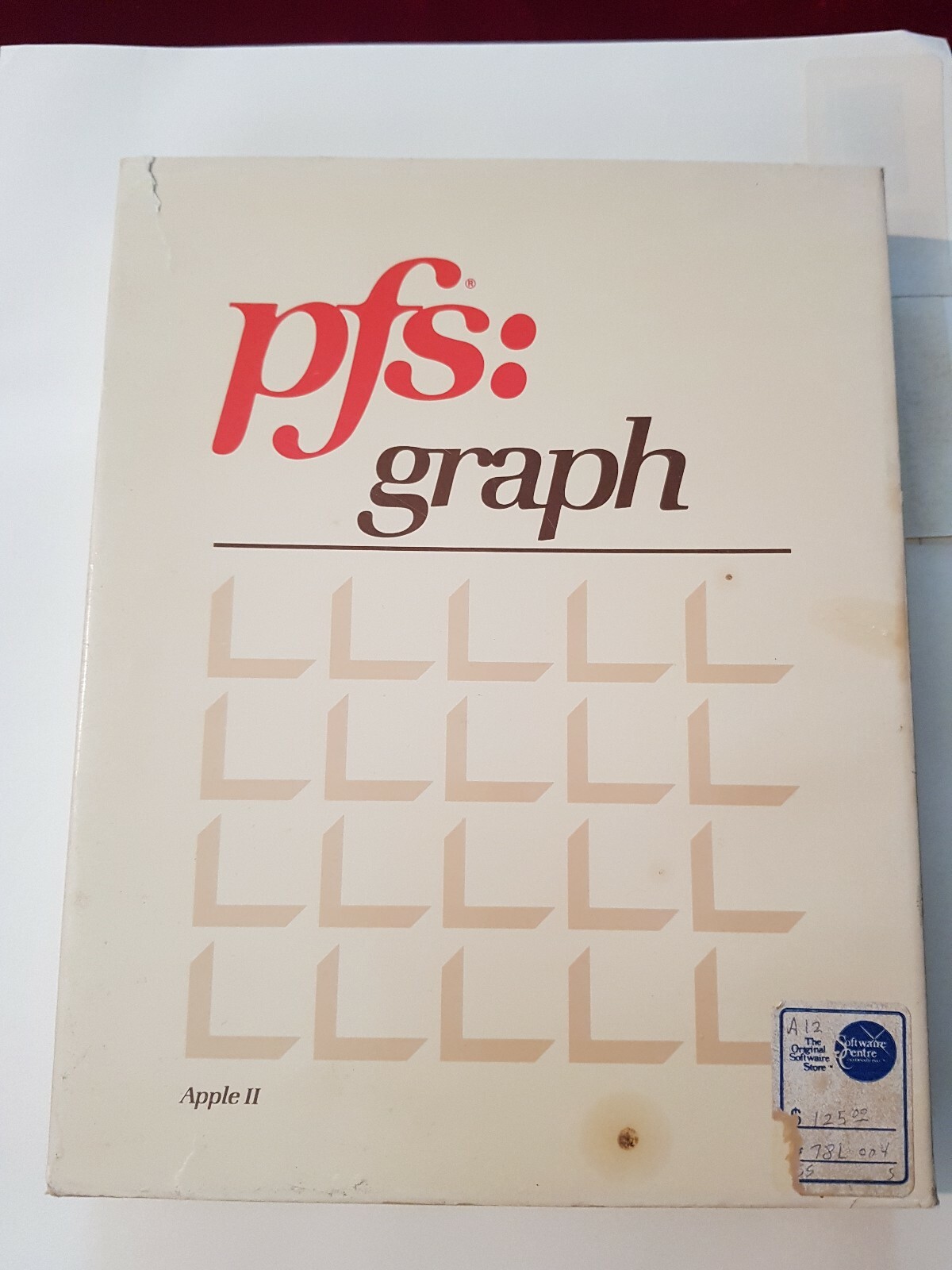 Apple IIe pfs:graph  & sampler 5.25"  DISKETTES Vintage Manual software 1982