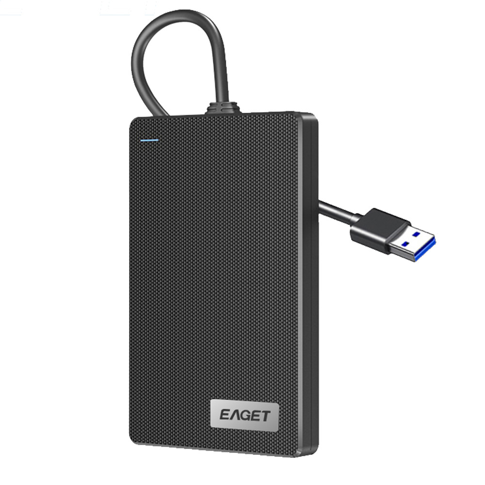 EAGET External SSD USB 3.0 Portable Hard Drive Case SATA Mobile Storage Disk PC