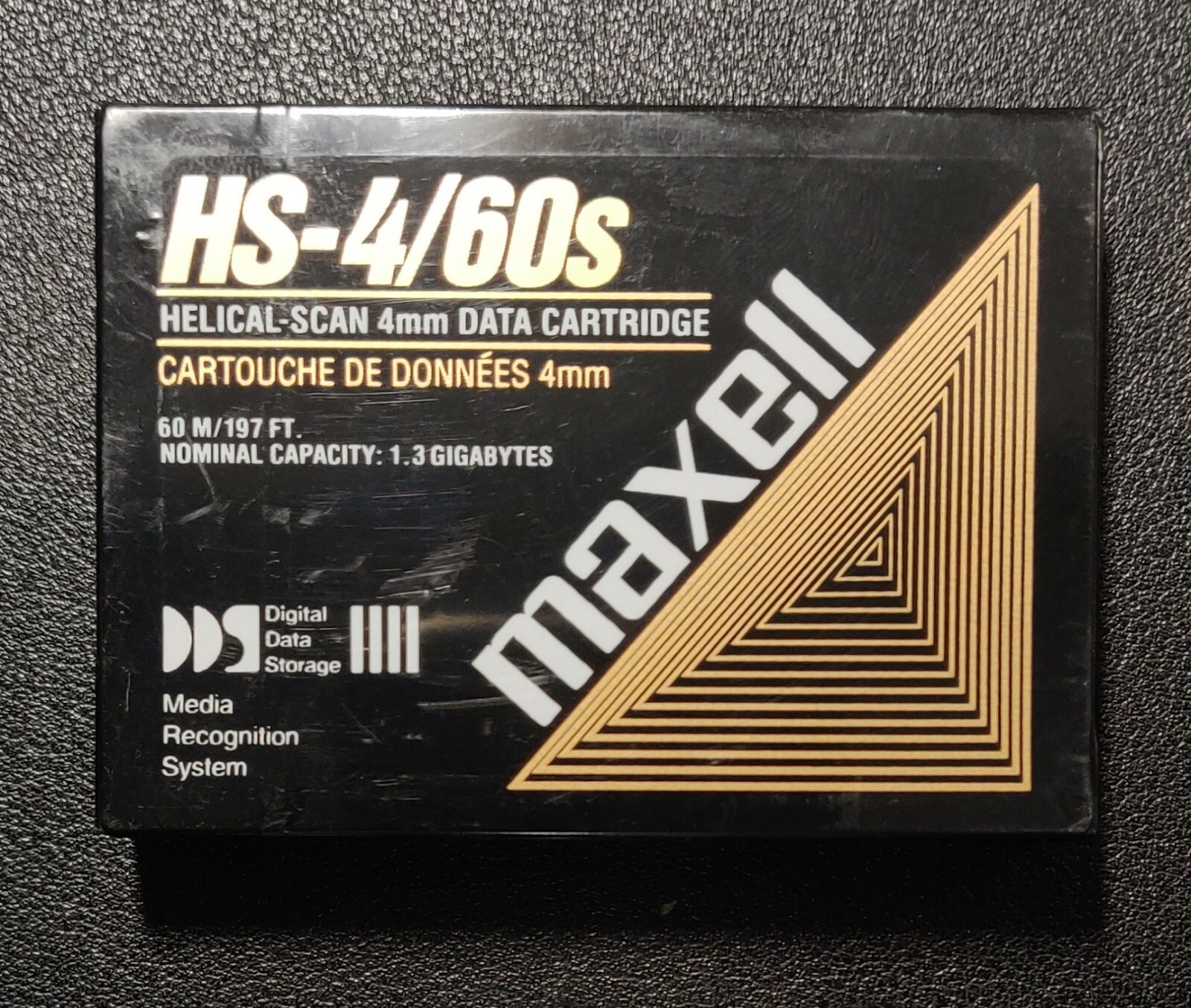  Brand New : Maxell HS-4/90s 1.3GB Helical-Scan 4mm Data Tape Cartridge 