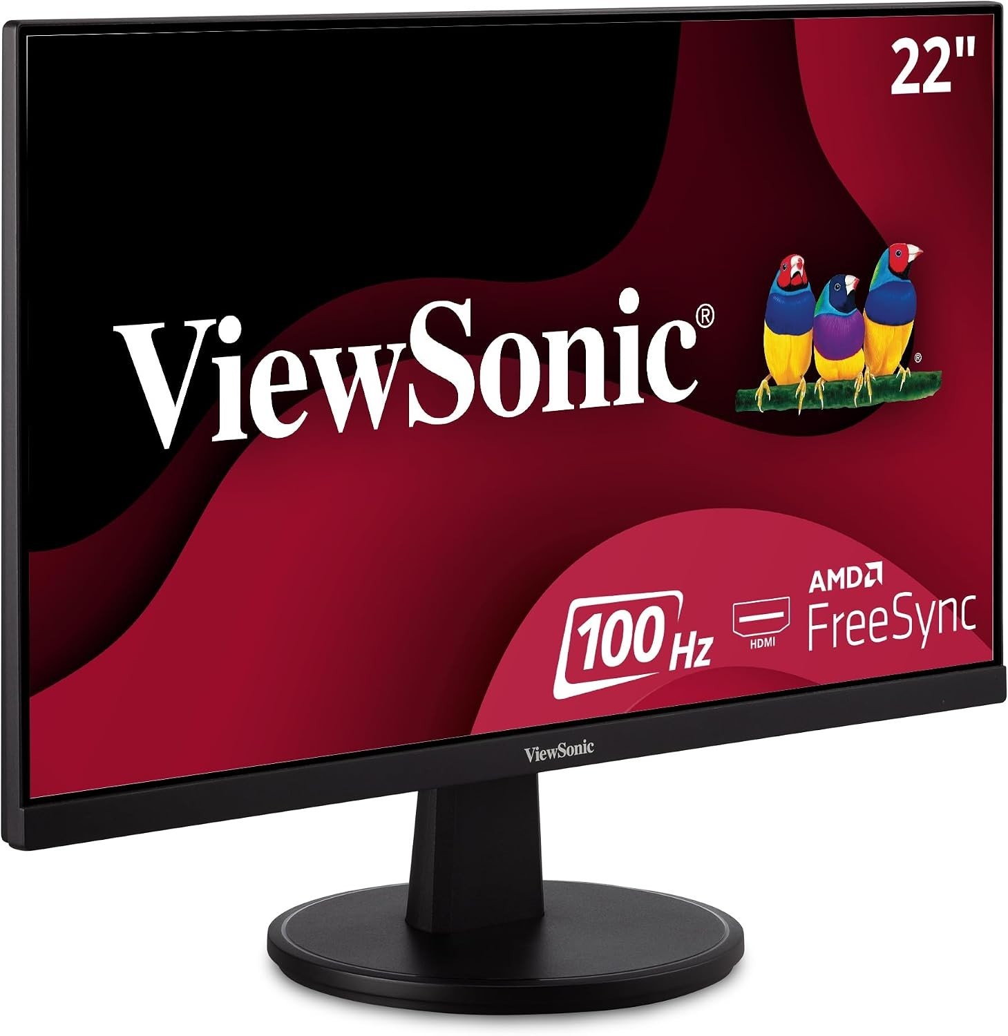 ViewSonic VA2247-MH 22" Widescreen MVA LED Monitor - 1080p 100Hz Refresh Rate