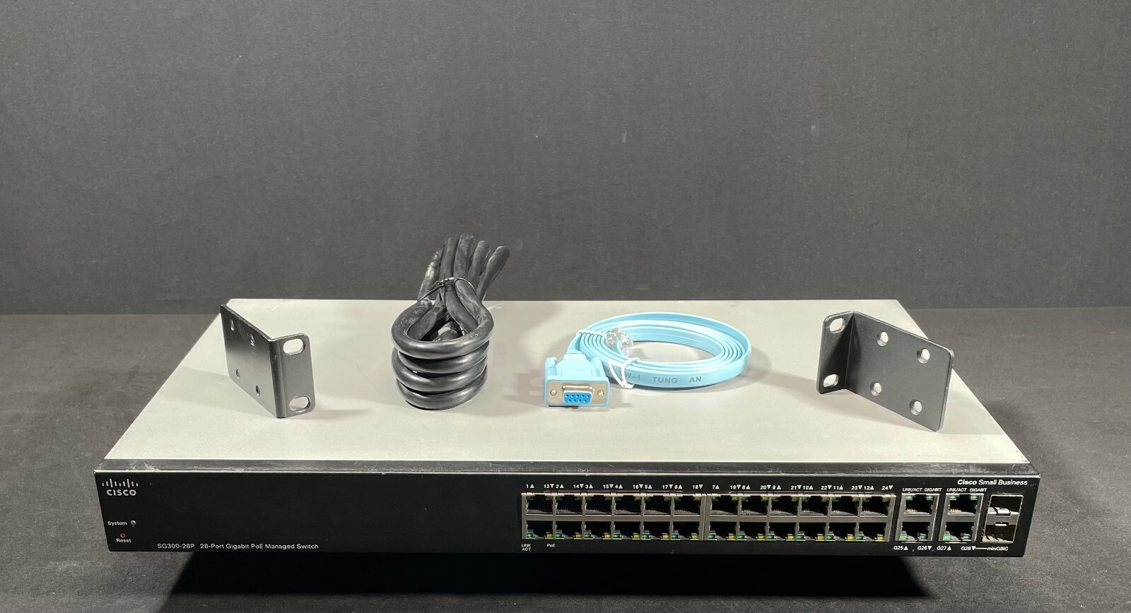 Cisco SG300-28P-K9 28 Port PoE Gigabit Managed Switch - Same Day Shipping