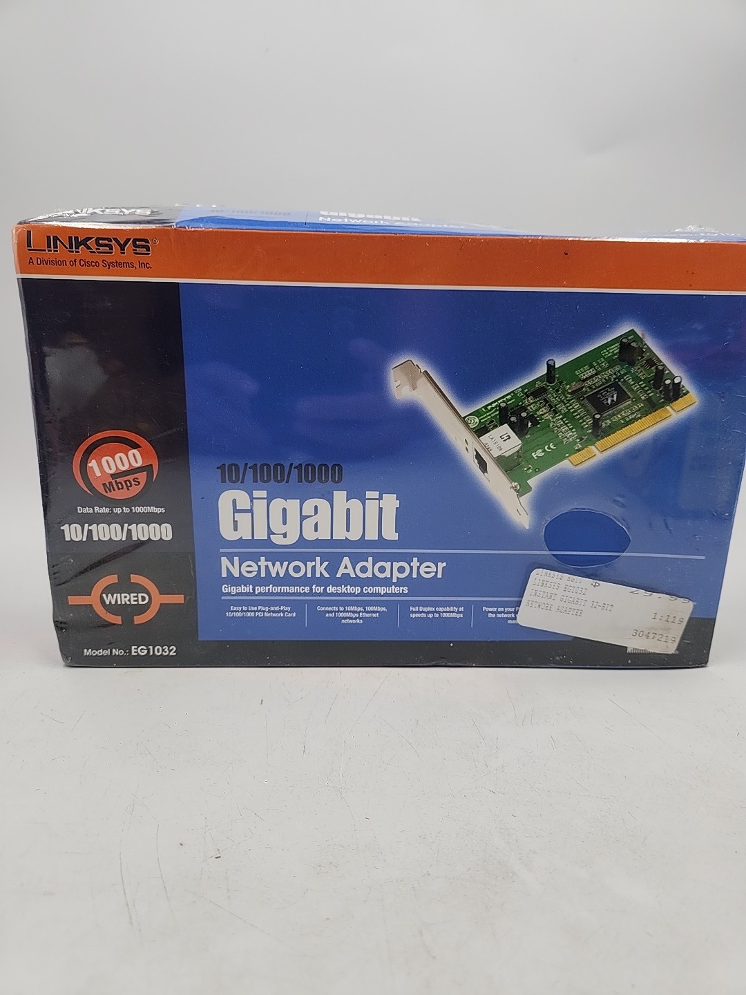 Linksys EG1032 10/100/1000 Gigabit Desktop Network Adapter 