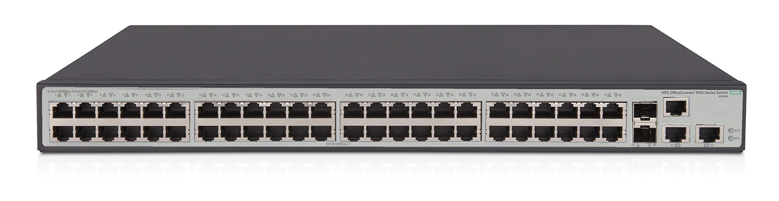 HPE OfficeConnect 1950 48-Port Gig Switch-48xGE|2xSFP+|2x10GBASE-T (JG961A#ABA)