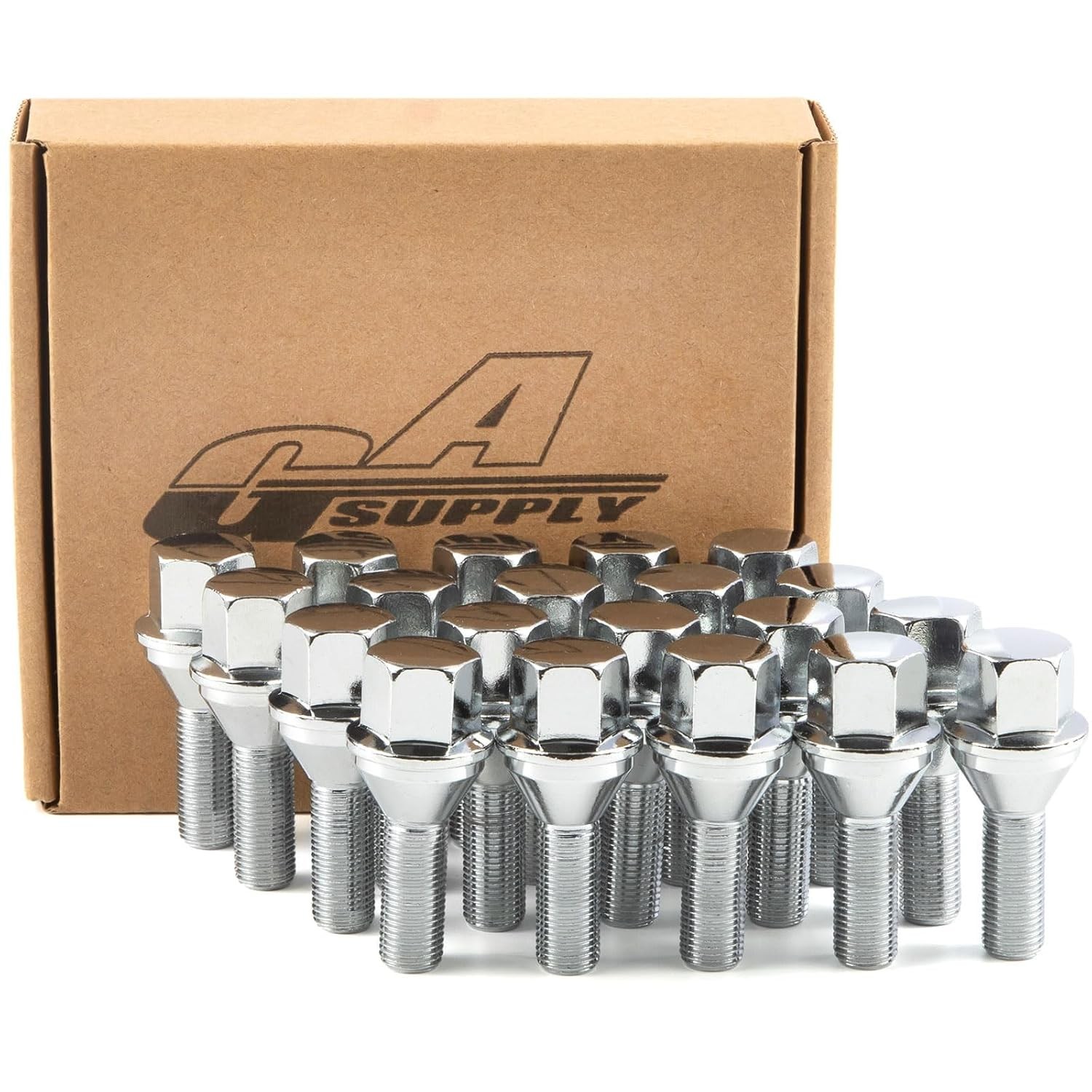 20Pc M12x1.25 Lug Bolts 2015-2022 Jeep Renegade Compass Cherokee Factory Style