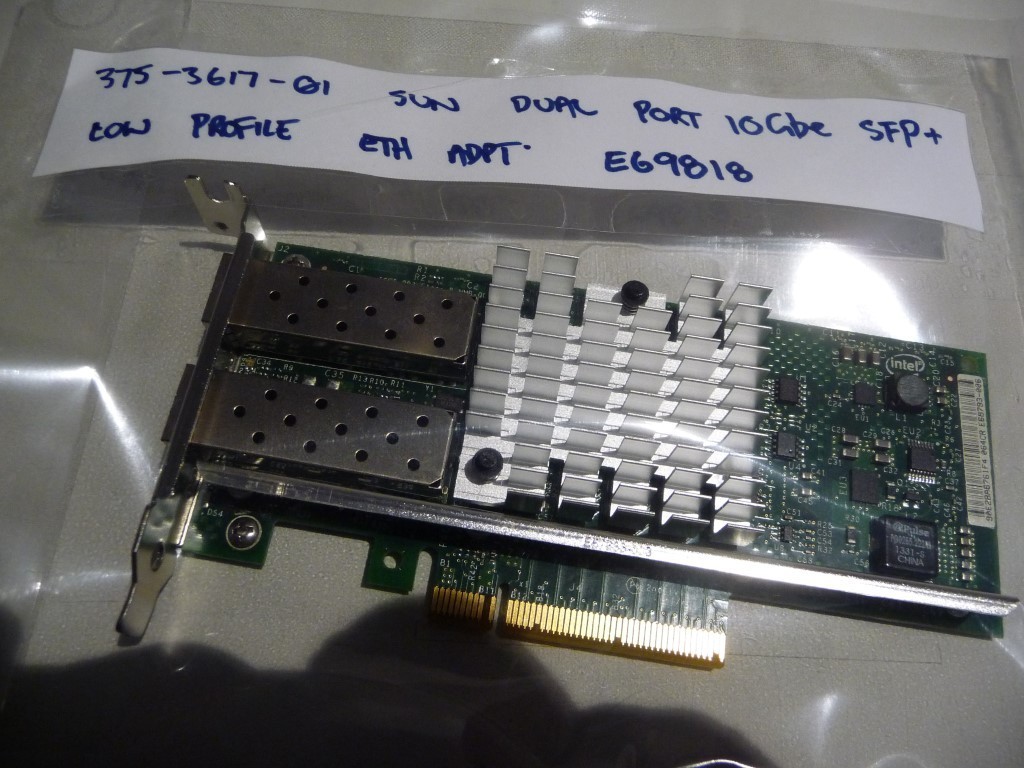 AU SELLER 375-3617-01 - Sun Dual Port 10GbE SFP+ Ethernet Adapt LOW PROF -TESTED