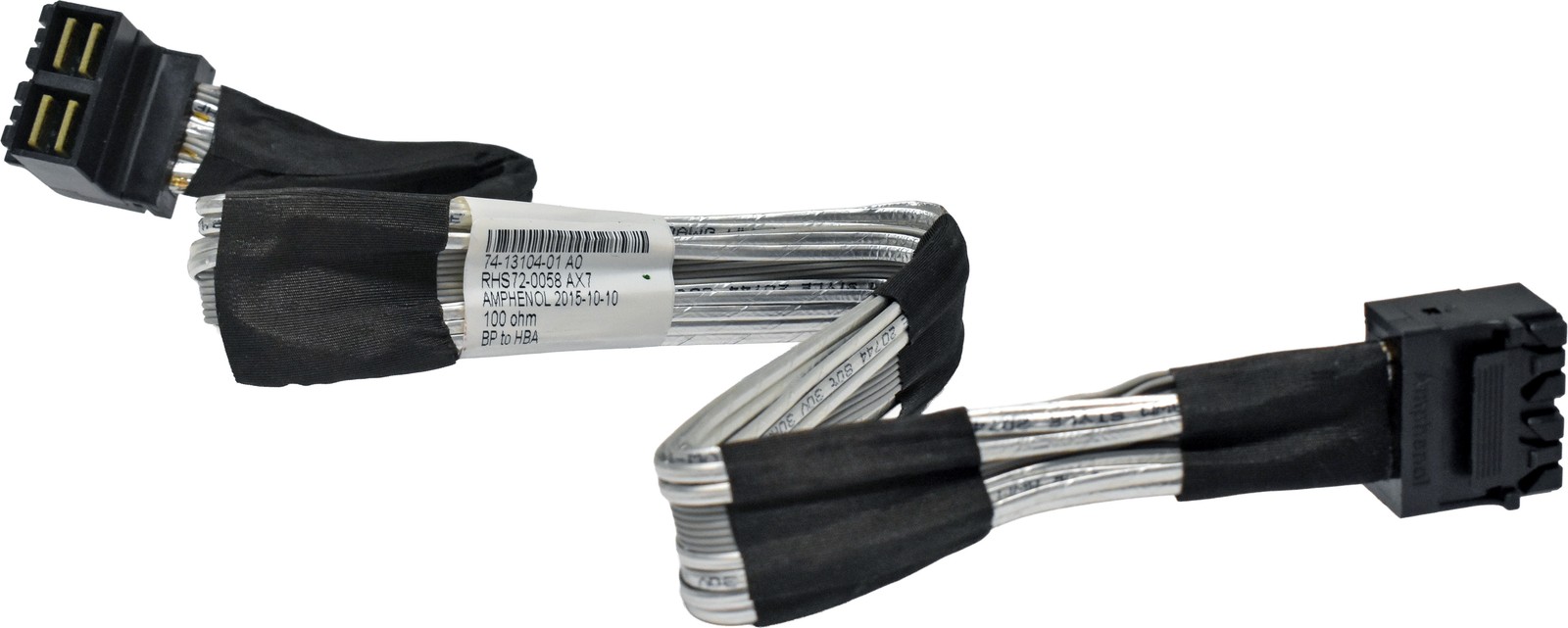 Cisco Amphenol RHS72-0058 74-13104-01 12G MiniSAS HD Data Cable 0.45m
