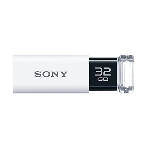 Sony USM32GUW 32GB USB 3.0 Flash Drive White Capless Type A Genuine Japan NEW