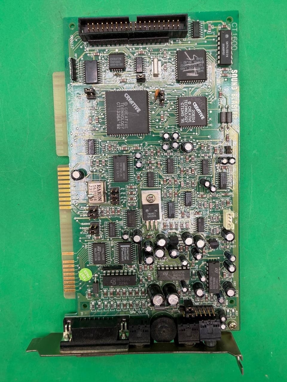 Creative Labs Sound Blaster Pro 2 CT1600 ISA Sound Card TC