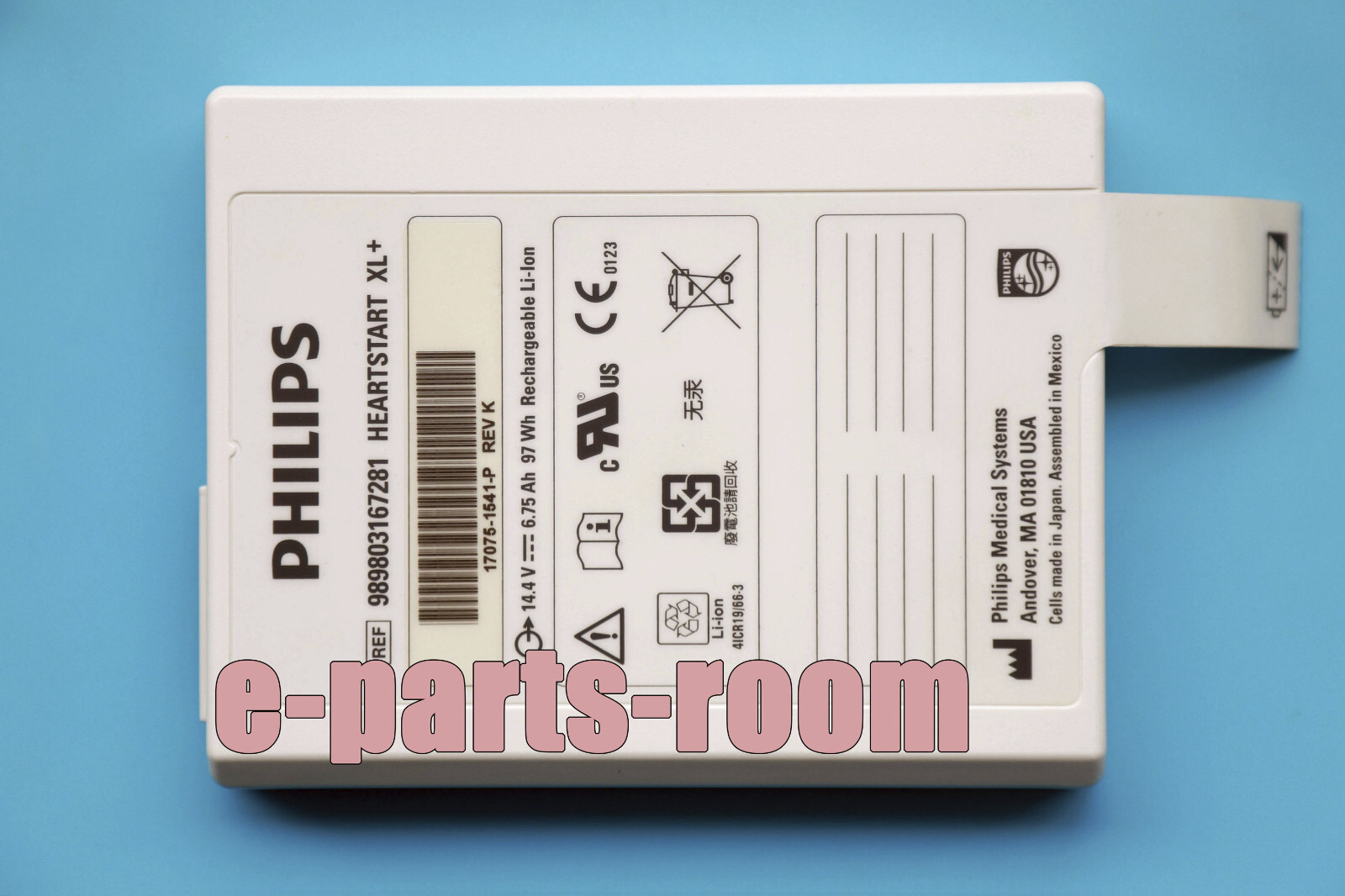 New Genuine REF 989803167281 for Philips HeartStart XL+ Defibrillator Battery