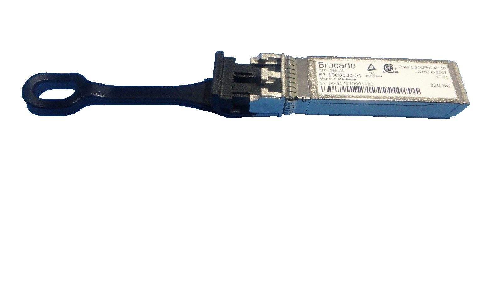 Lot of 10 IBM 01FD983 Brocade 32Gb SW SFP Fibre Channel Transceiver57-1000333-01