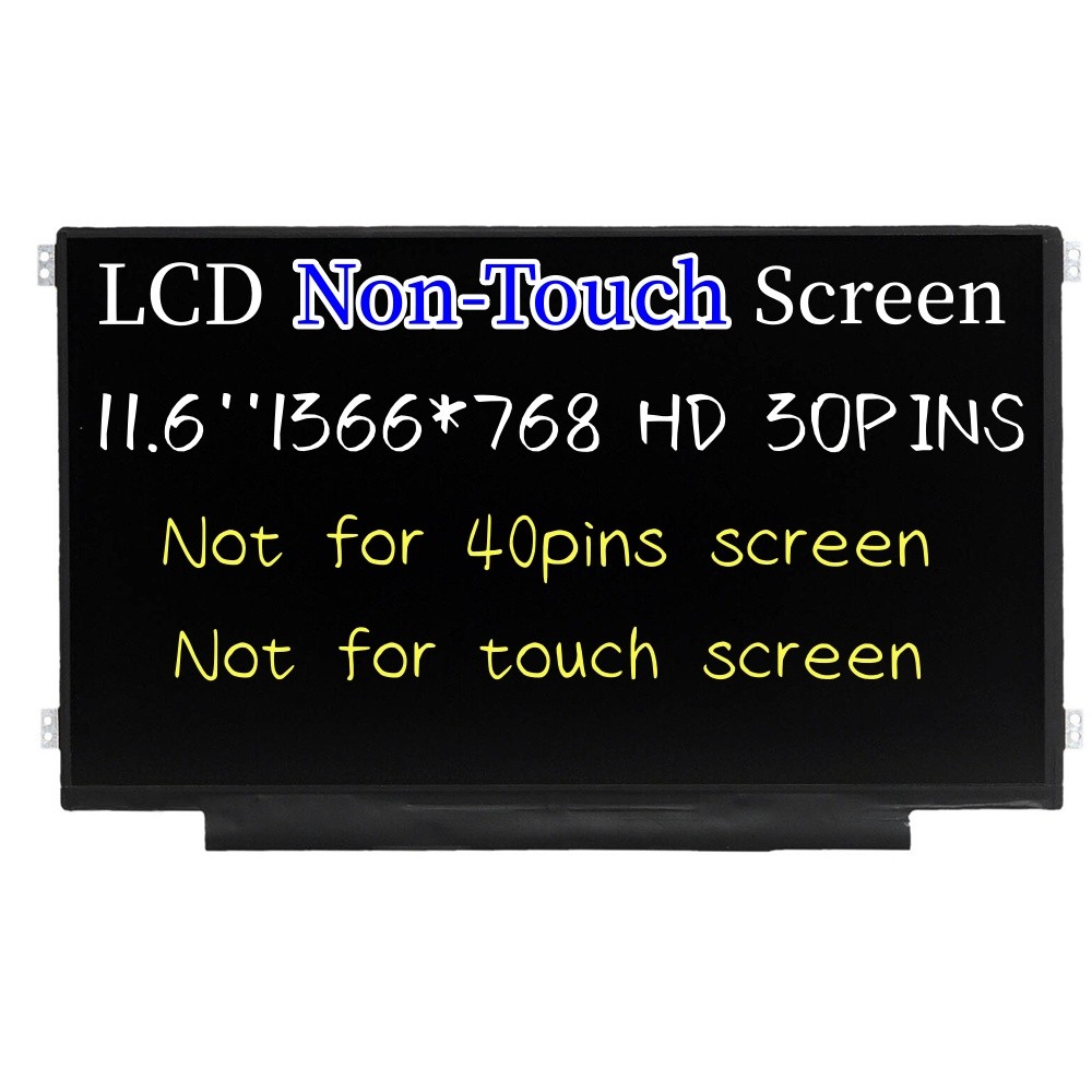 IBM-Lenovo N22 Chromebook 11.6" 1366*768 HD Non-Touch LED LCD Screen eDP 30PIN