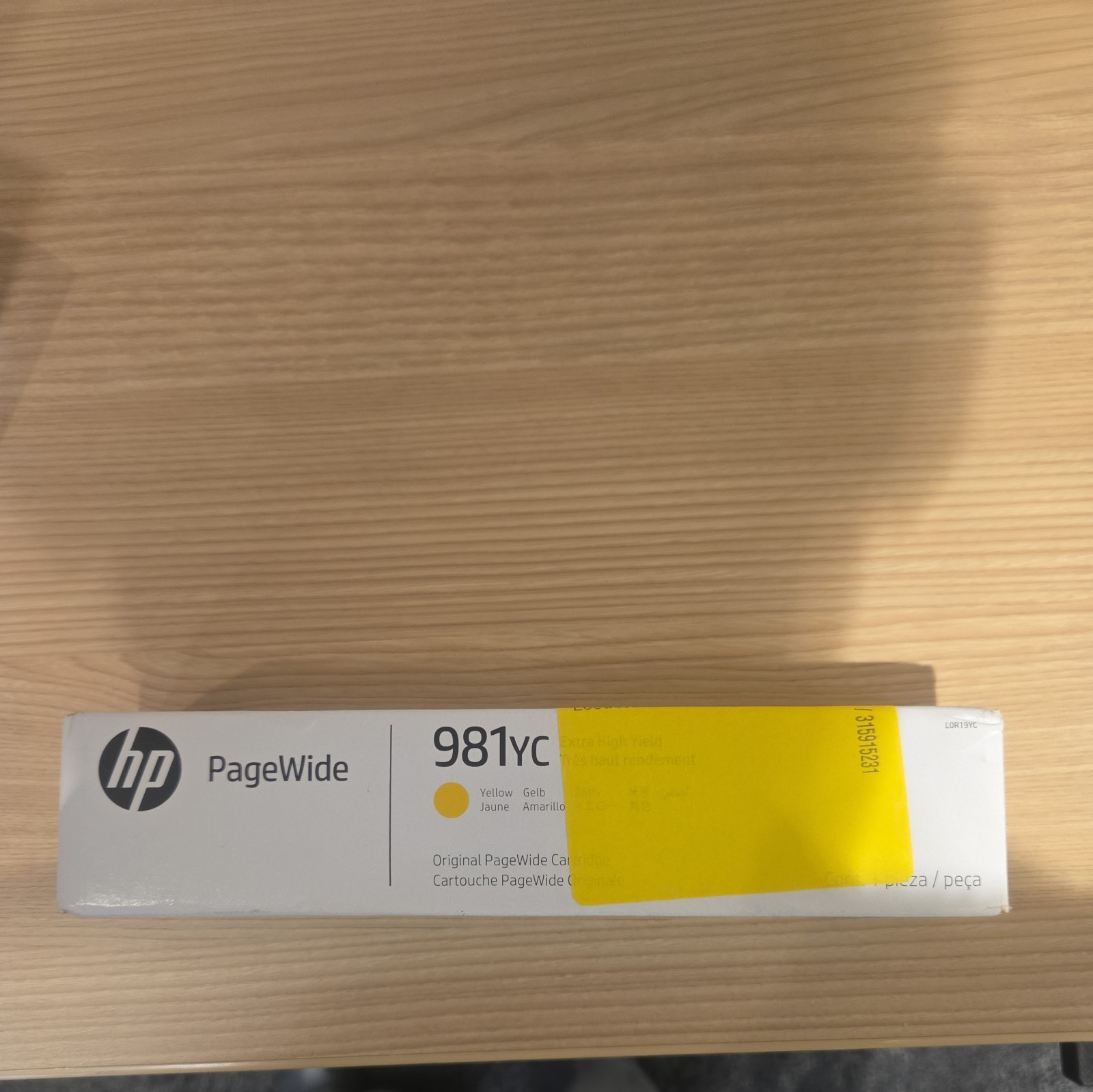 New OEM HP 981YC Ink Cartridge Yellow 🟡 march 2027 Page Wide Cartridge