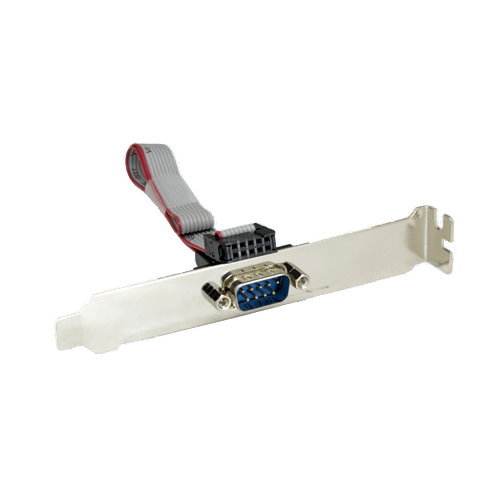 Lot 10pcs 12" RS232 COM DB9 Serial Expansion Port Bracket AT Everex IDC10 PC MB
