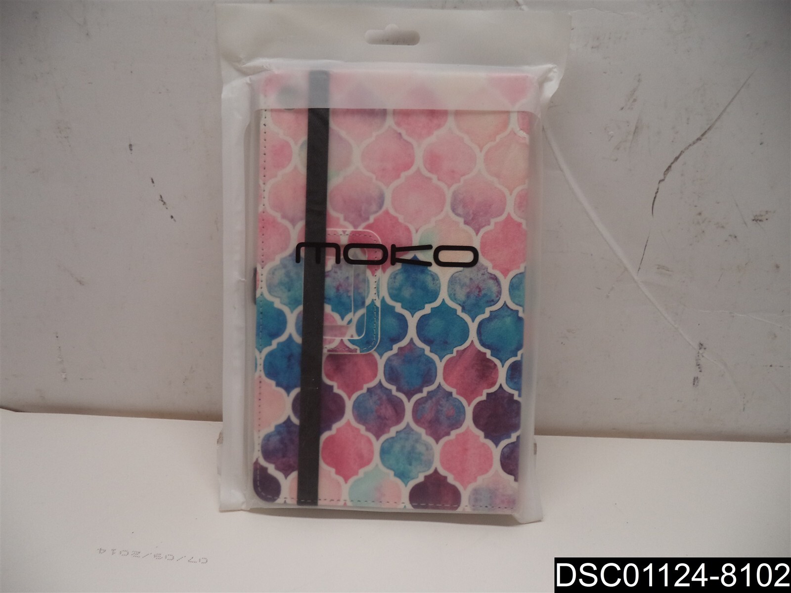 Qty= 6: MoKo ZJ PU Leather Sleeve Case Fire HD 8 2016, Colorful Mosaic