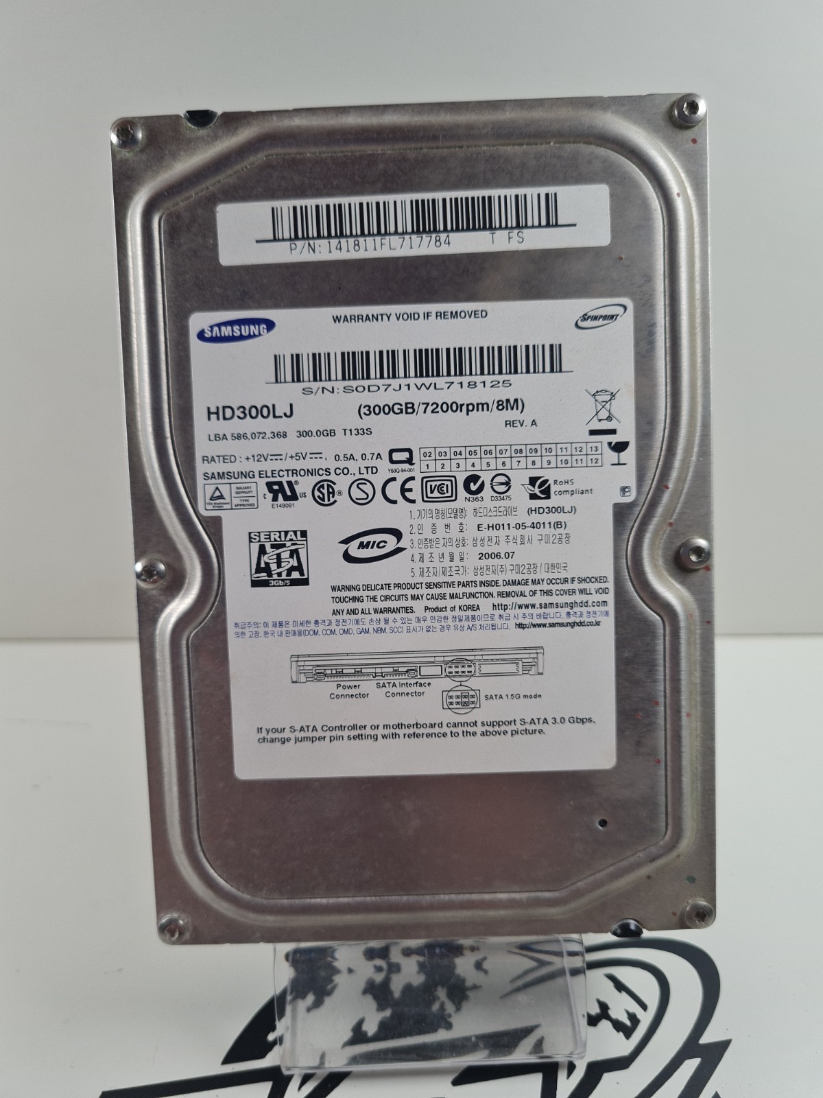 Samsung Hard Drive HD300LJ 300GB S-ATA