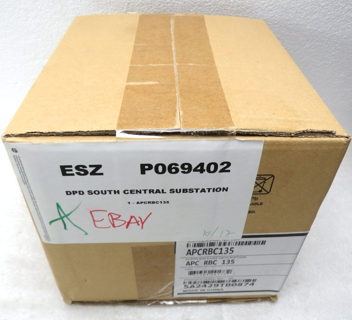 APC Schneider APCRBC135 Replacement Battery Cartridge 135 Fits SUA500PDR-S [CTD]