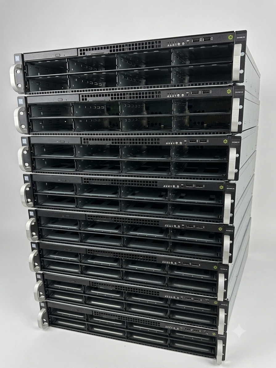 2U AI MINING SERVER 2x Xeon 36 cores 2.3Ghz 32GB DDR4  2x NVIDIA V100 GPU 2PS