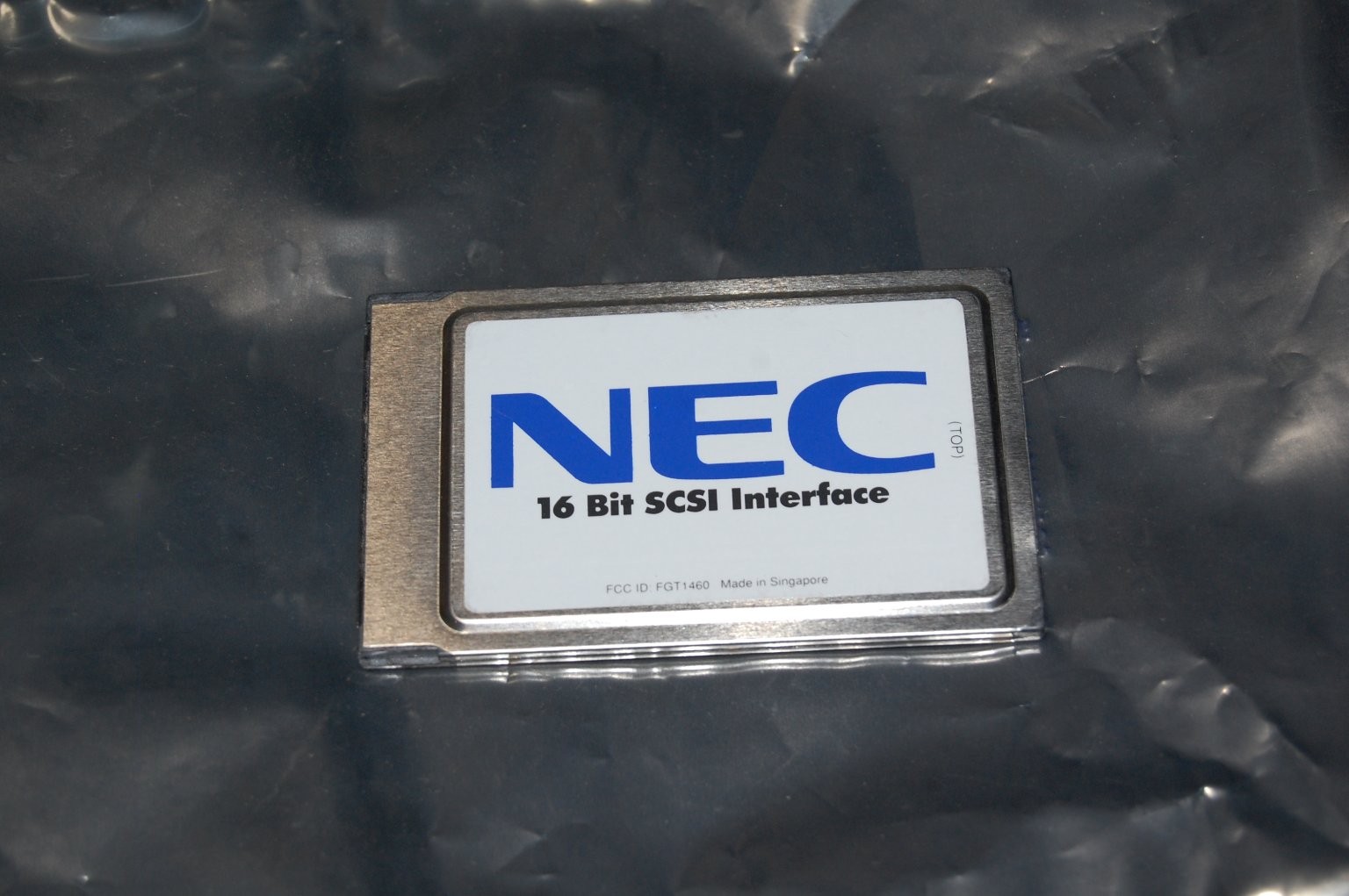 NEC 16-Bit SCSI Interface PCMCIA Adapter PC Card Only Adaptec SlimSCSI APA-1460