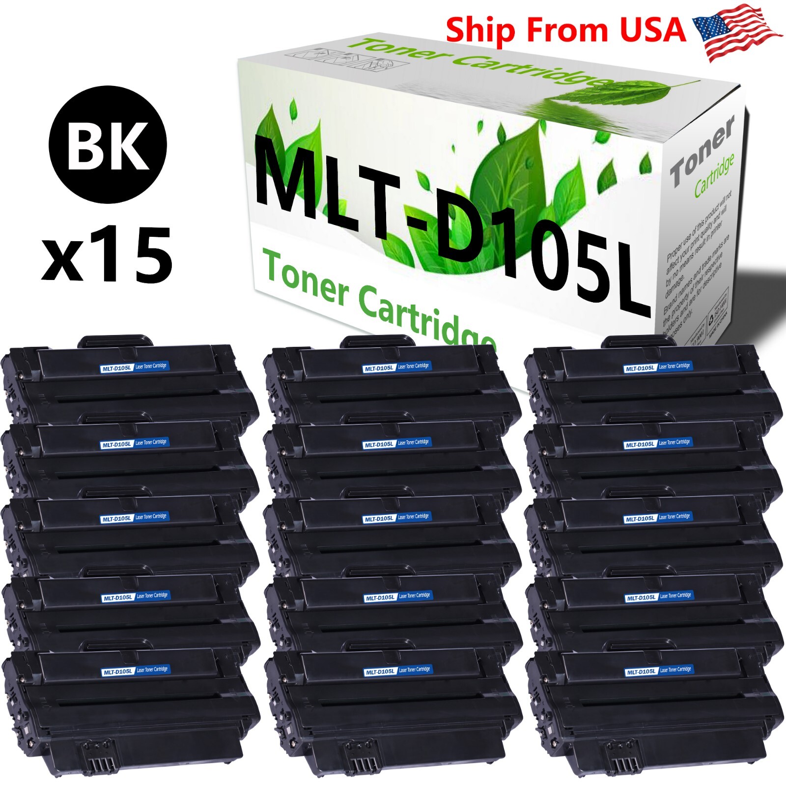 15PK D105L 105L Toner Cartridge For SCX-4623F SCX-4623FN SCX-4623FW ML-1910