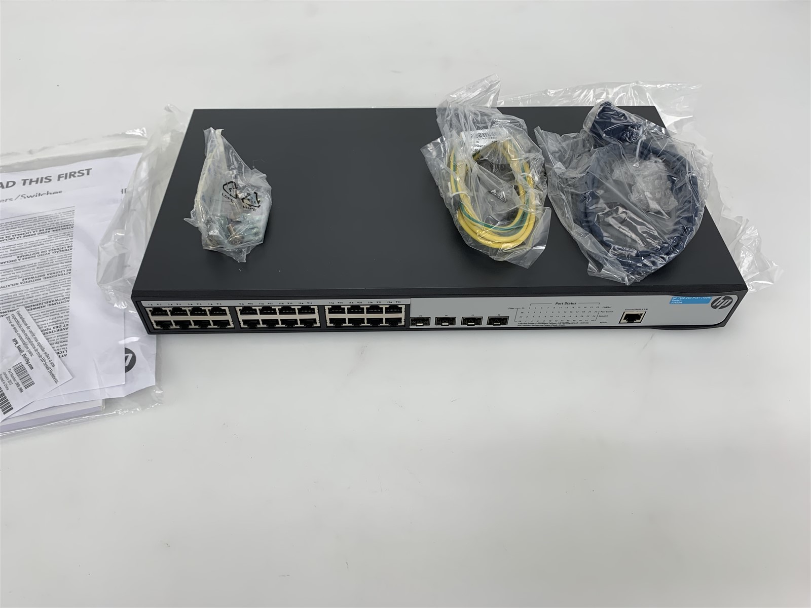 HP 1920-24G-PoE+ JG925A (180W) 24 Port Gigabit Ethernet Network Switch 