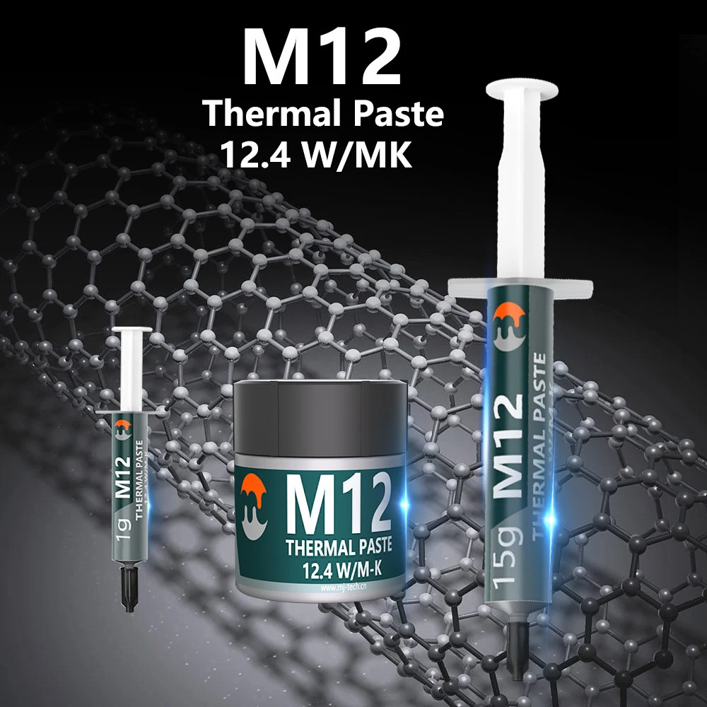 MJ-TECH Thermal Paste 12.4W CPU GPU PS5 Laptop PC Cooler Grease