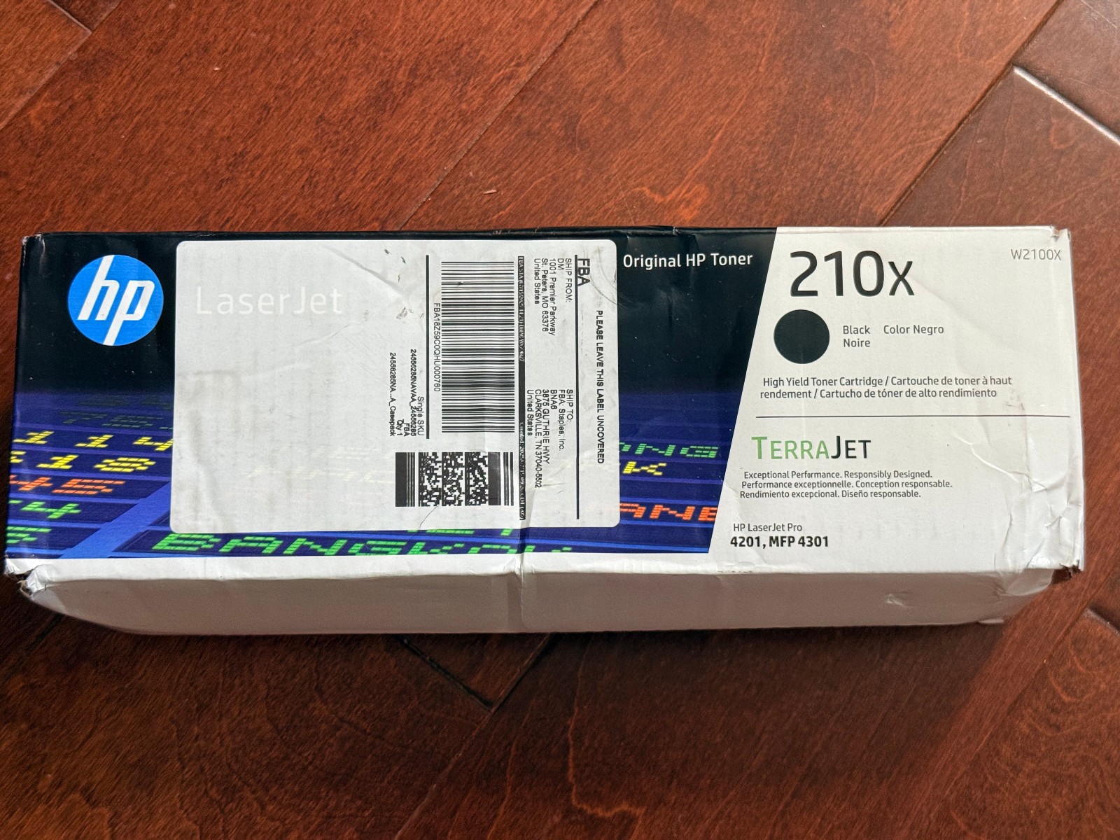 Genuine HP 210X Black High Yield Toner Cartridge OEM - New Sealed