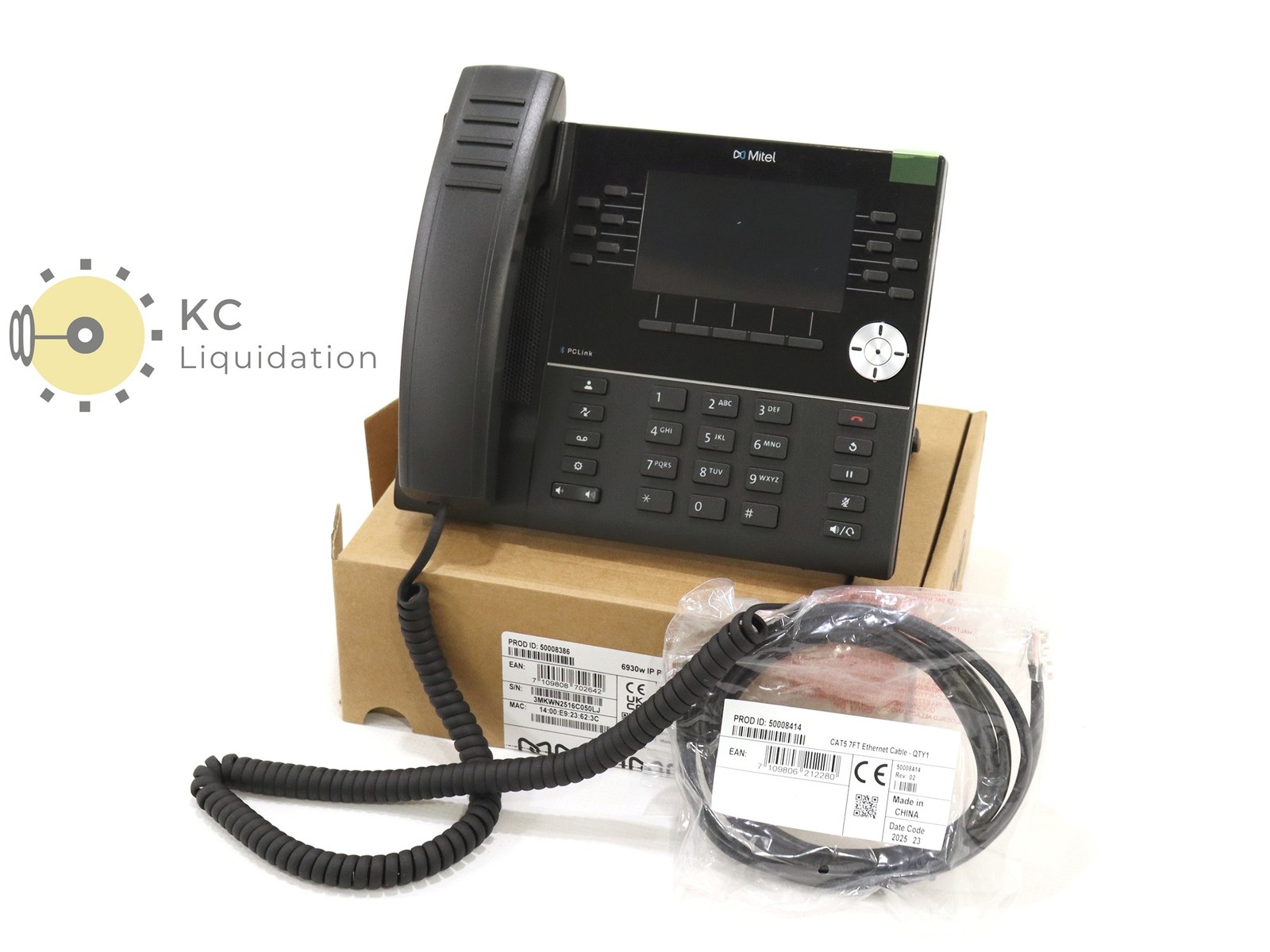 Mitel 50008386 6930W IP Phone Office Wi-Fi Phone