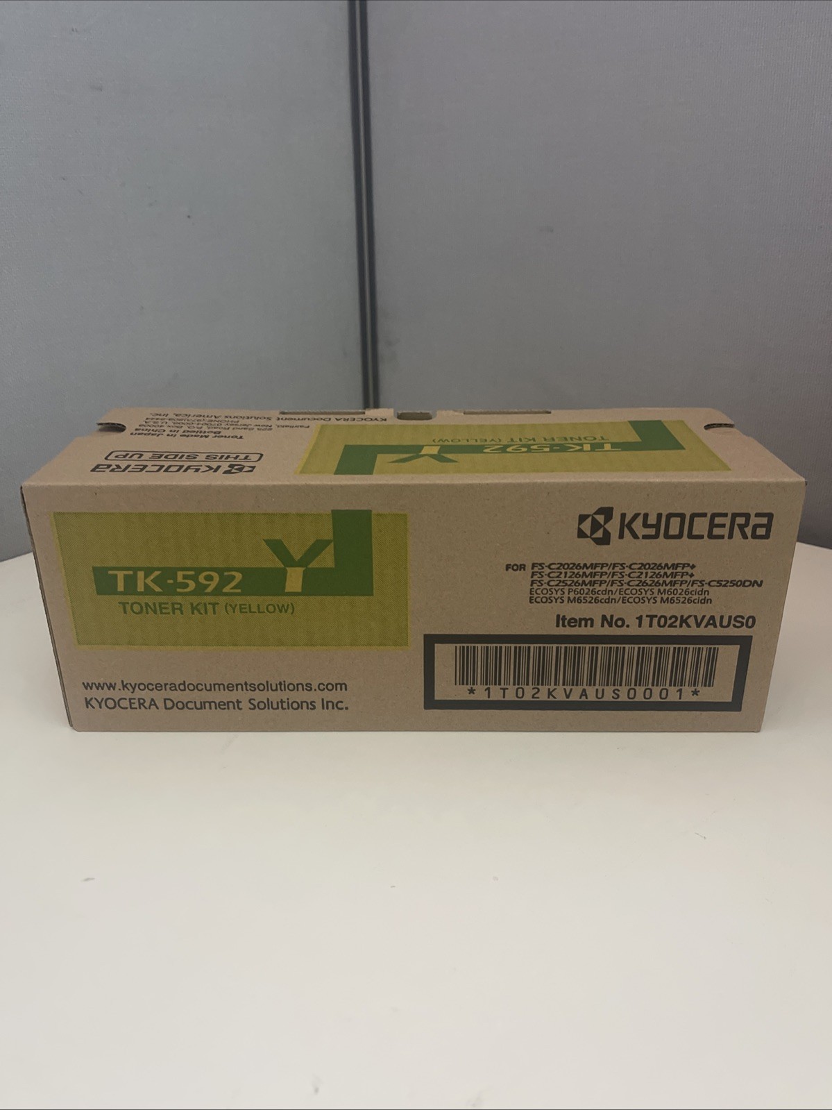 GENUINE KYOCERA TK-592Y TONER CARTRIDGE