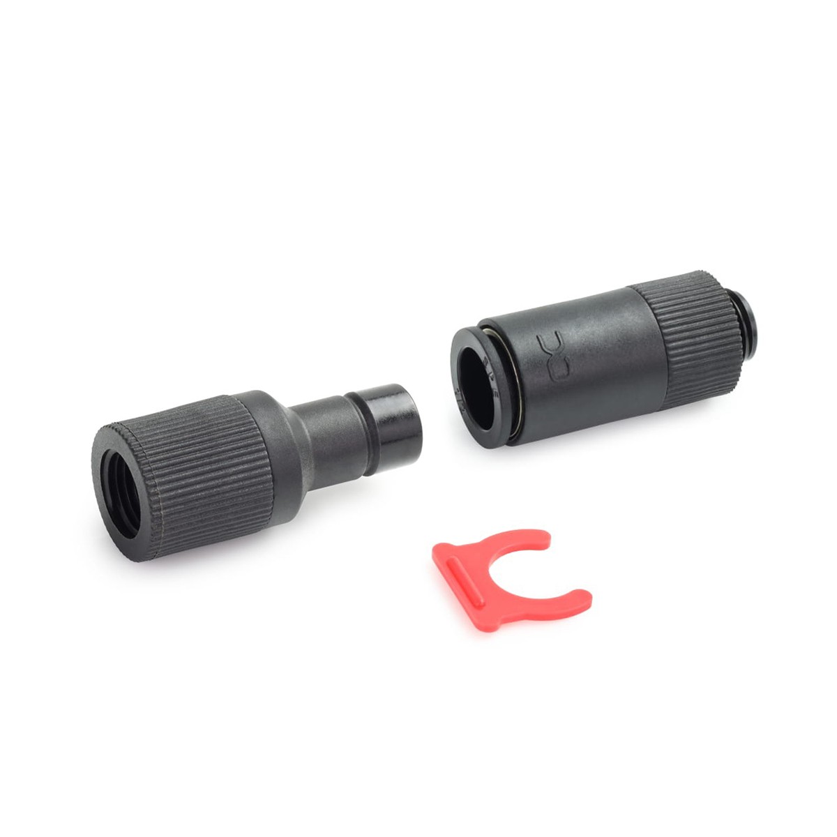 Alphacool ES Quick Connect Coupling Set with M/F G1/4 - PushIn Industry Version