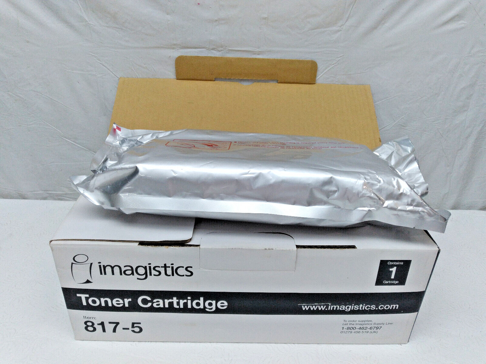 IMAGISTICS/ Pitney Bowes, Black Toner Cartridge 817-5 - NEW IN BOX