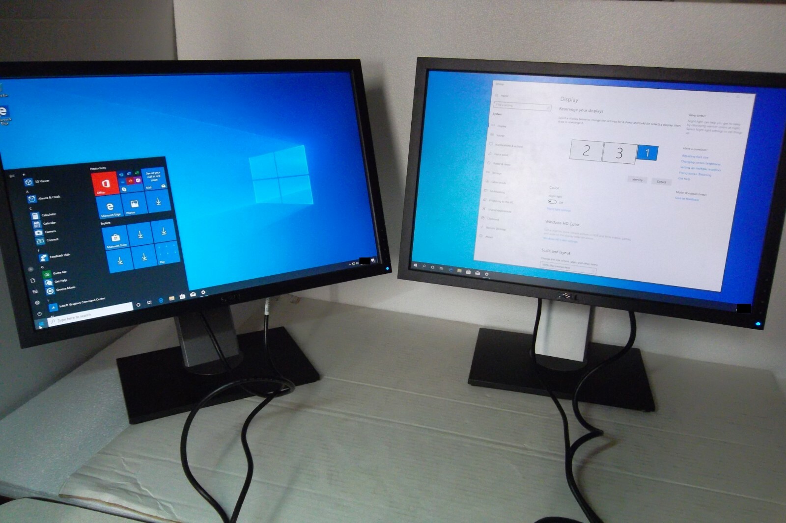 LOT-2 Dell P2210f 22" LCD Monitor w/4-Port USB Hub VGA DVI 320-8103 U828K P2210t
