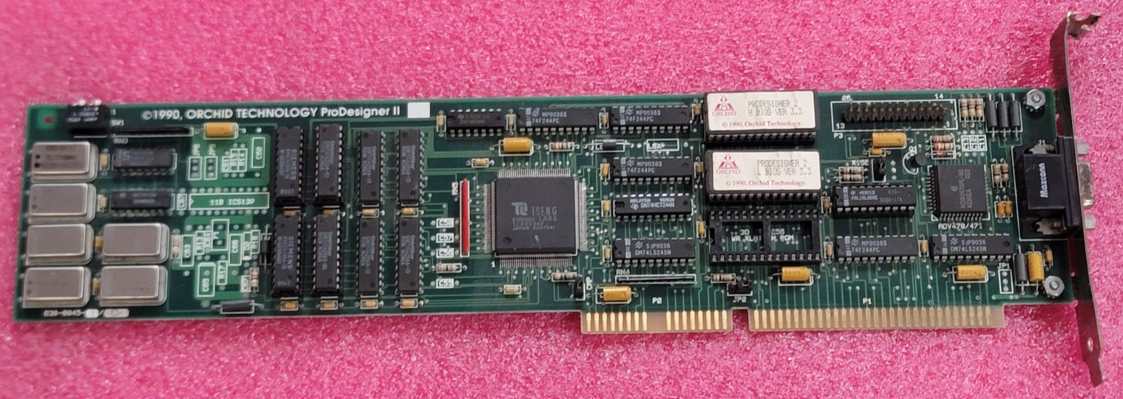 Orchid Prodesigner 2 Tseng VESA Local Bus 1MB VGA Video Card Retro Gaming #W8B