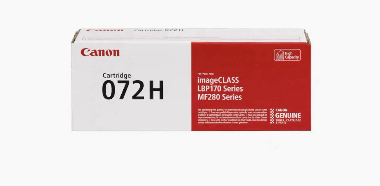 Canon 072H Black High Yield Toner Cartridge for imageCLASS Factory Sealed