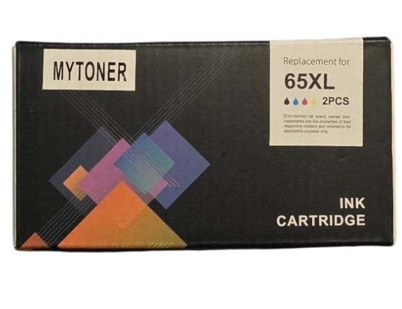 MYTONERModel: 65XL (replacement)Quantity: 2 units (ink cartridges)