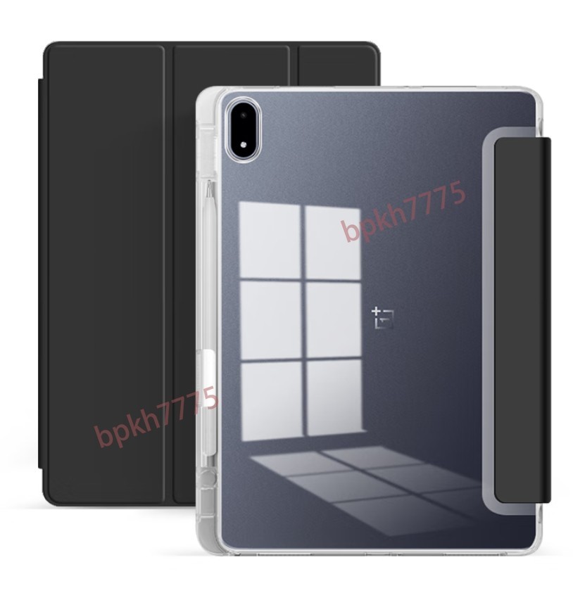OnePlus Pad 2 12.1" / 2 Pro 13.2'' Leather Case Stand Transparent Cover Shell
