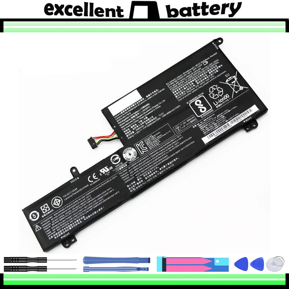 72Wh L16M6PC1 Battery for Lenovo Yoga L16C6PC1 L16L6PC1 720-15IKB NEW