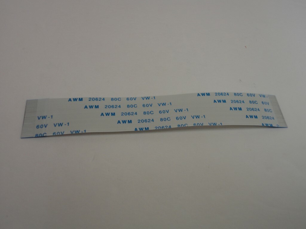 30 Pins AWM 20624 80C 60V VW-1 FFC Flexible Flat Cable Wire Ribbon 0.5mm Pitch