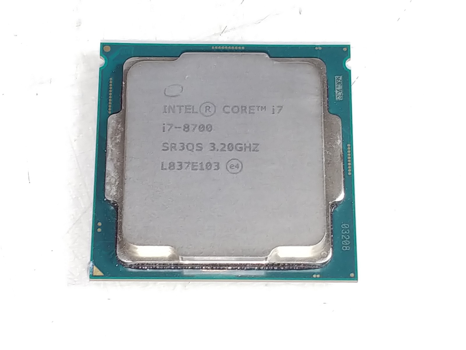 Intel Core i7-8700 3.2 GHz 8 GT/s LGA 1151 Desktop CPU Processor SR3QS