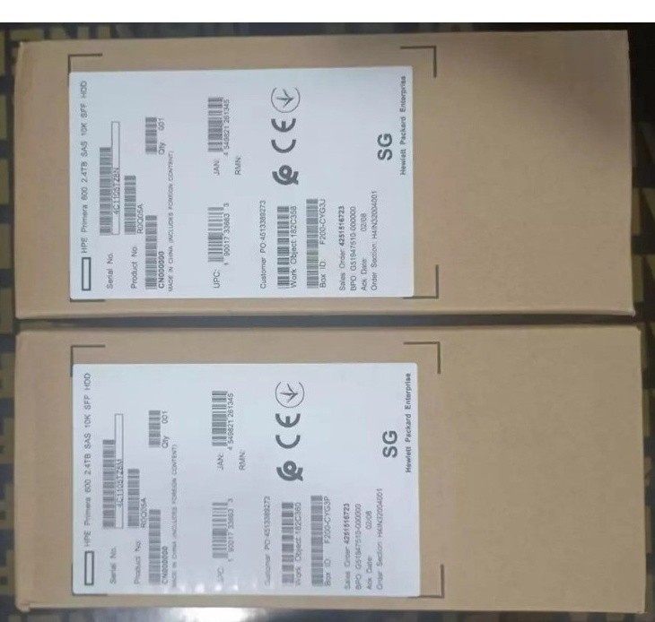 R0Q05A P13378-001 NEW HPE Primera 600 2.4TB SAS 12G 2.5" 10K SFF HDD Hard Drive