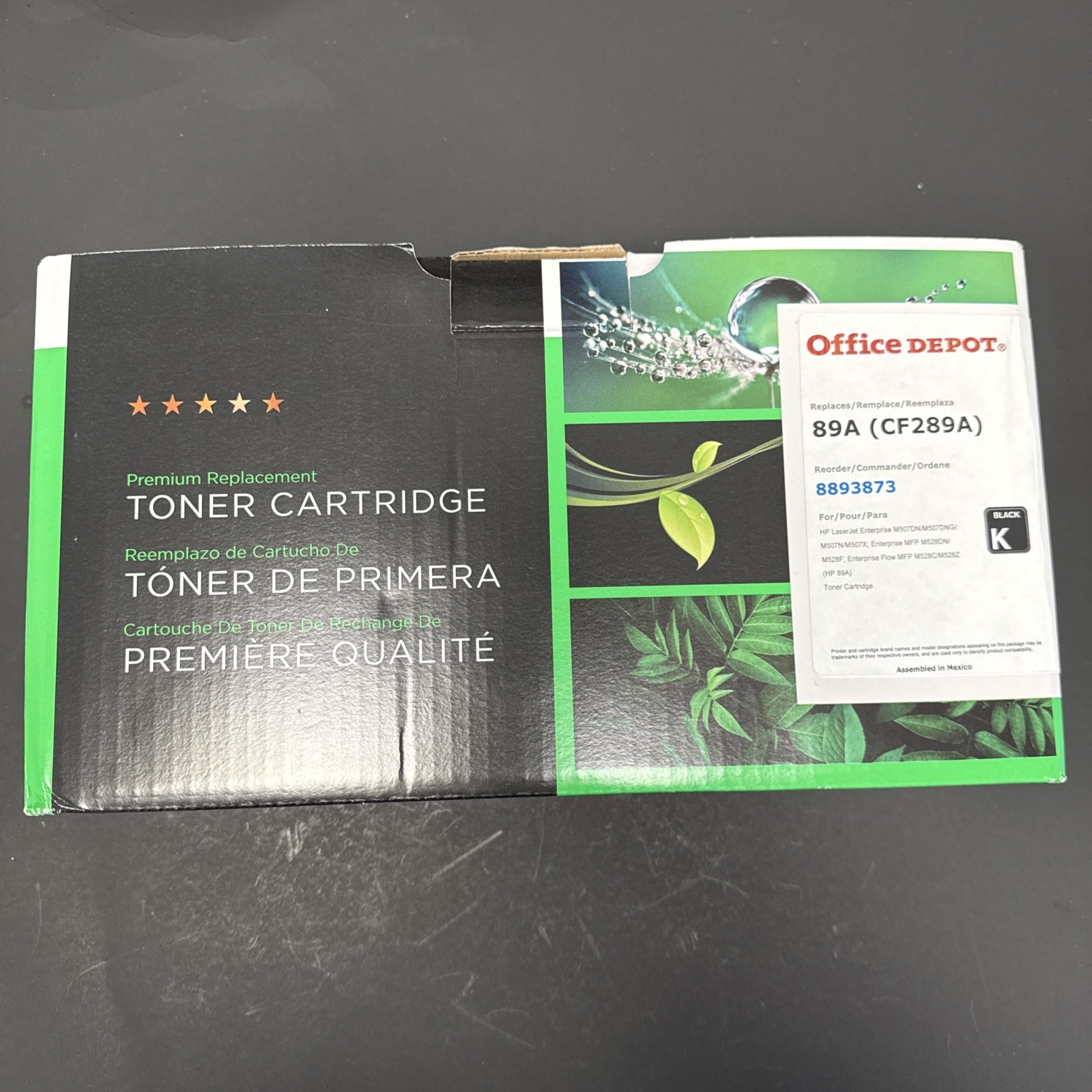 Office Depot Premium Replacement Toner Cartridge-89A (CF289A)  HP -Laser jet