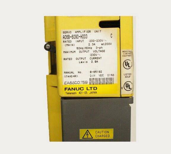 ONE USED Fanuc A06B-6090-H003 Servo Amplifier Good Condition