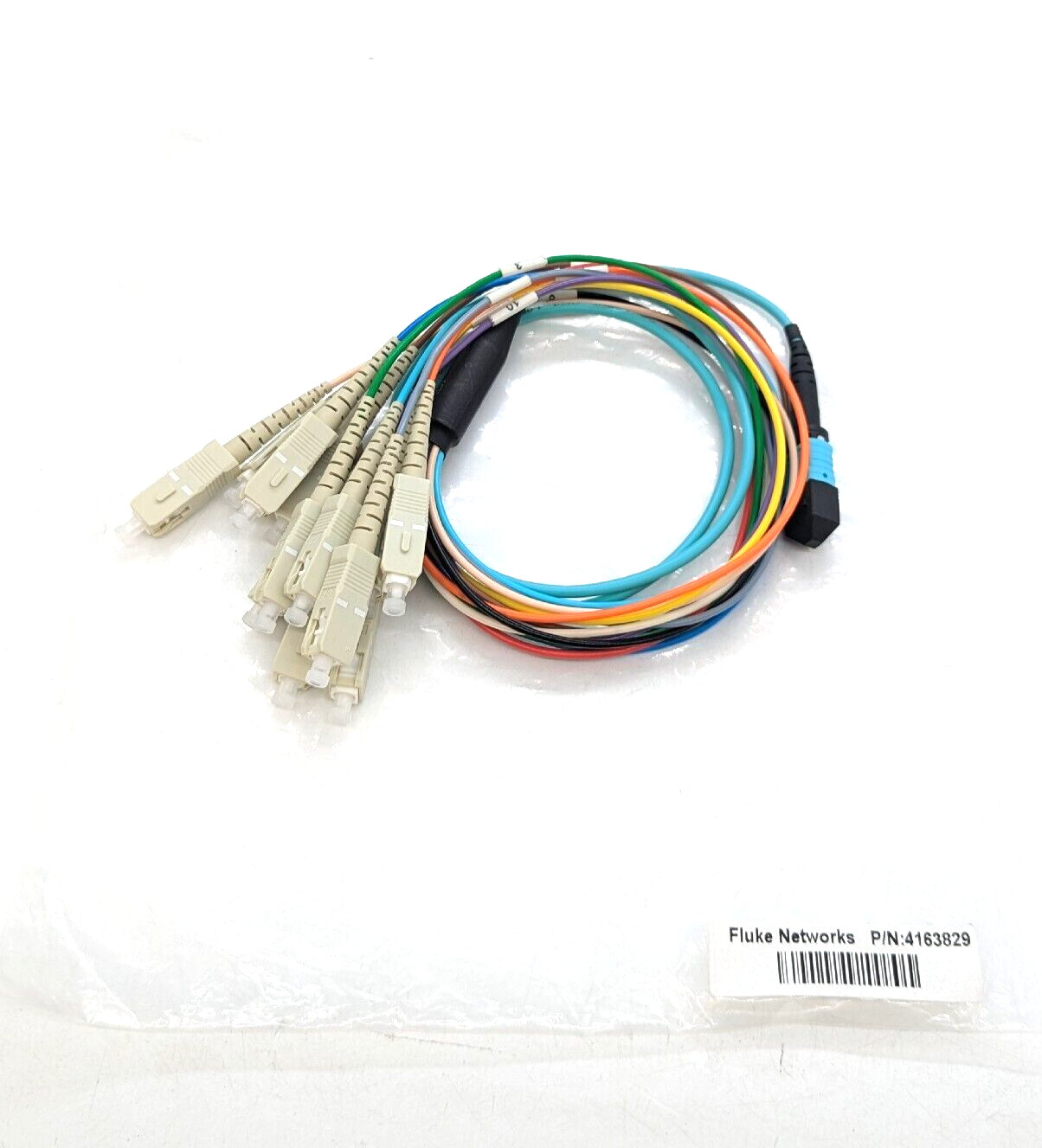 Fluke Test Lead P/N 4163829 50/125UM OM4 1 0G 04/12 OFNP 00200M E2033950 12 LEAD