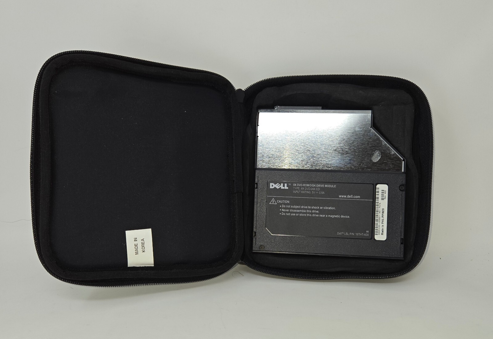 Dell Latitude C-Series Laptop Slide DVD Optical Module 18THT-A00 Carry Case 8x