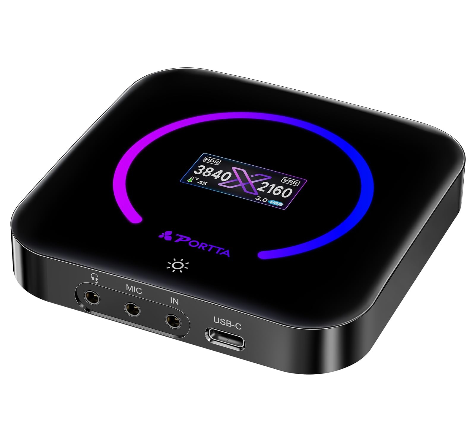 PORTTA DX20R HDMI Video Capture Card, Stream & Record in 4K 60Hz with Ultra-L...
