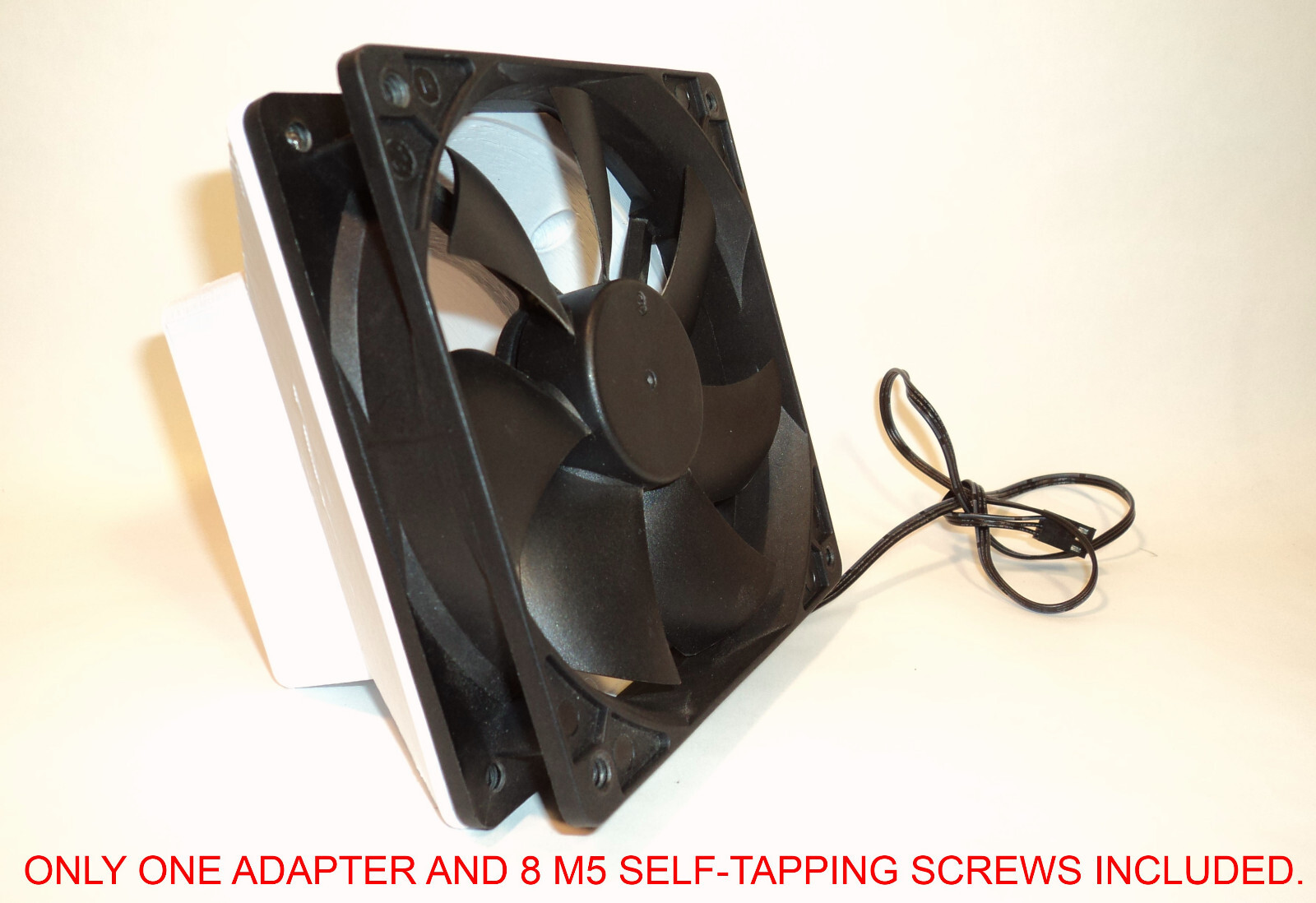 140mm to 80mm CENTERED OFFSET FAN Adapter Converter change PC Modding Custom