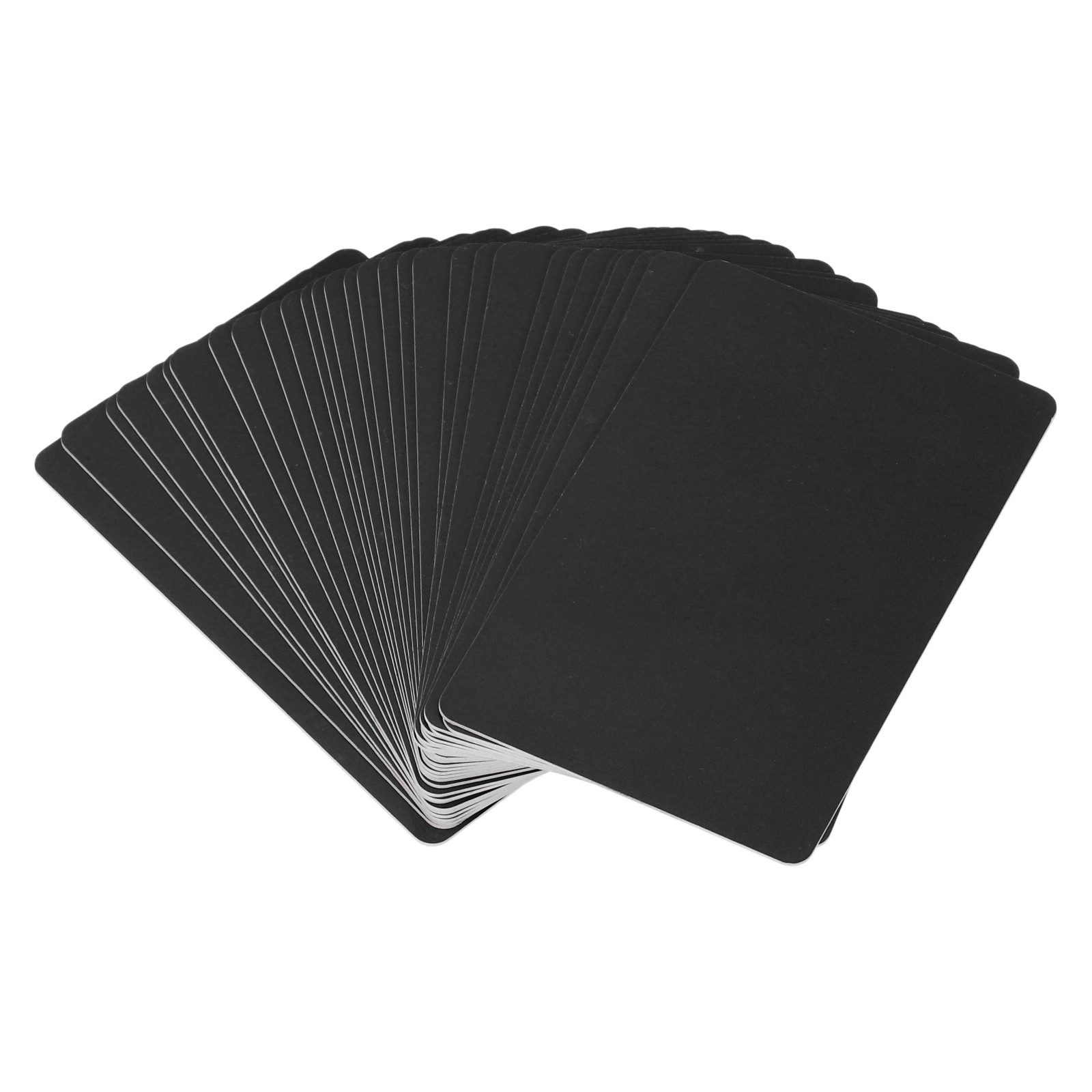 30 Pcs Blank PVC Cards Plastic ID Card CR80 30 MIL Glossy Black