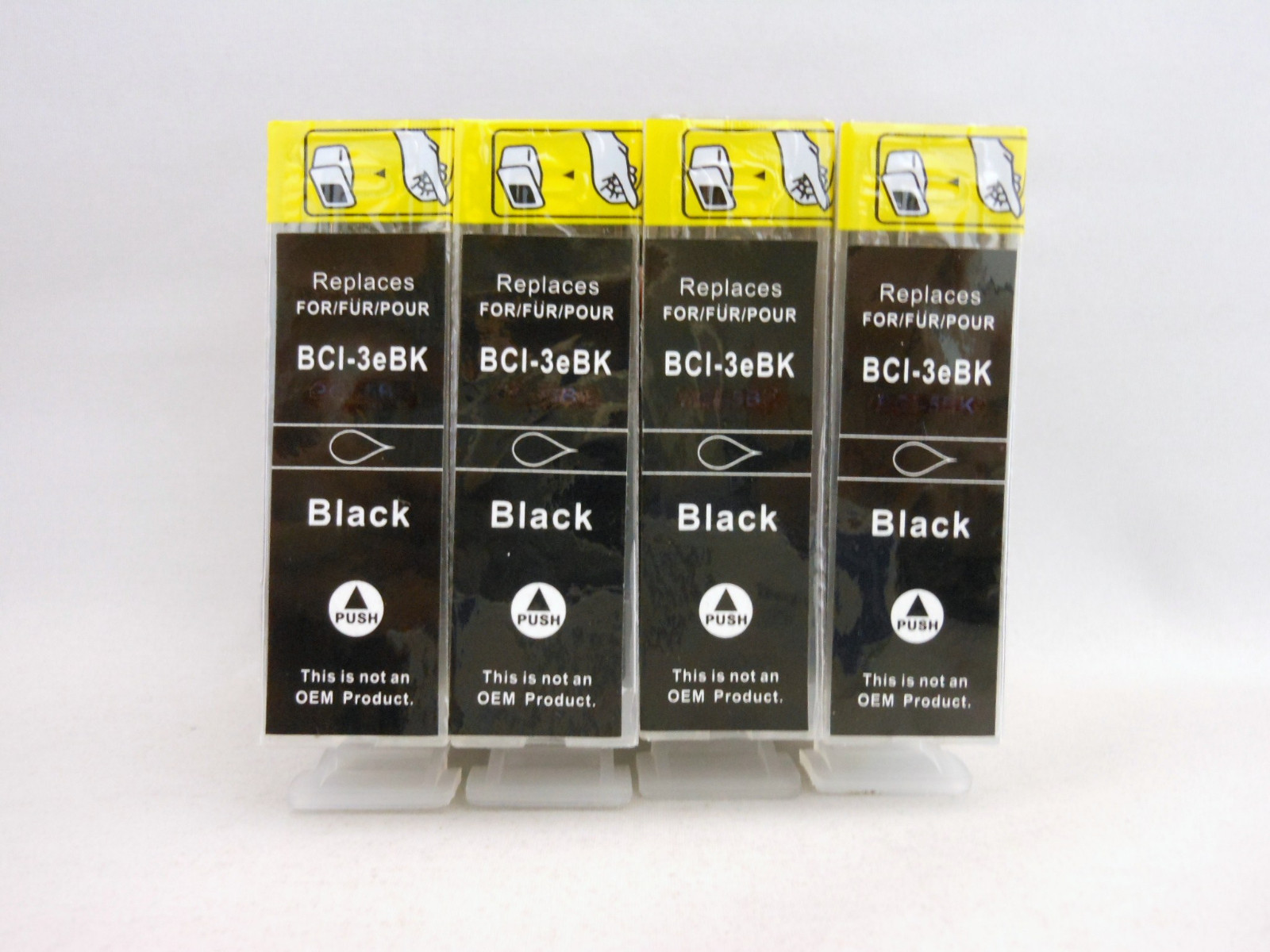 BCI-3eBK Black Inkjet Cartridge for Canon iP3000 iP4000 i550 i850 i560 i860 4PK